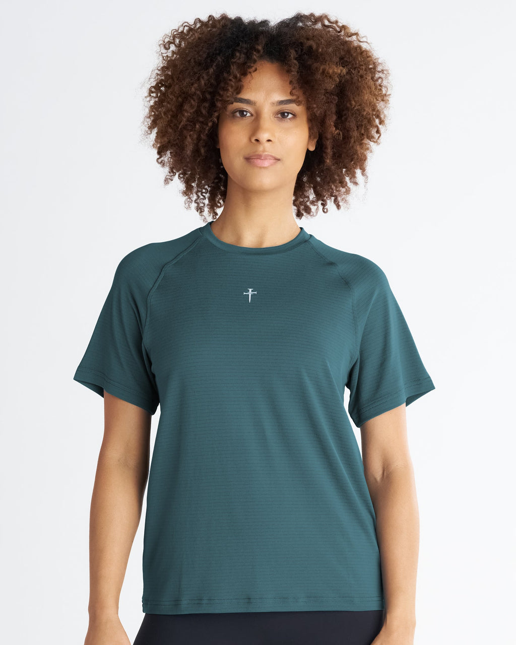 Women's Aion-Lite™ Relaxed Tee "Cross" - Teal