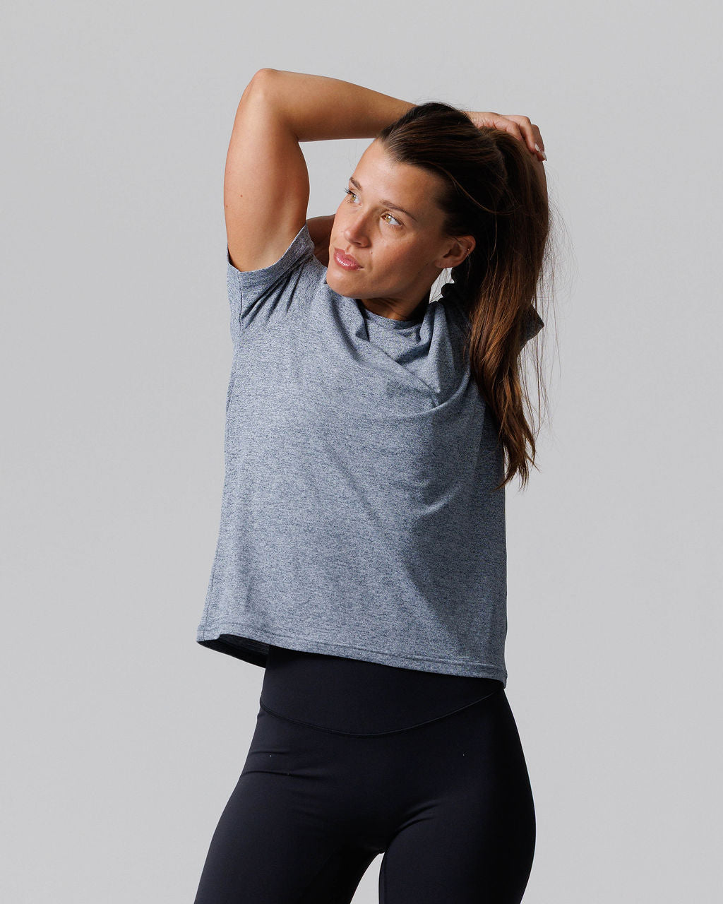 Women's Aion-Lite™ Relaxed Tee - Midnight Navy Marl