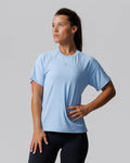 Women's Aion-Lite™ Relaxed Tee "Cross" - Sky Blue Marl